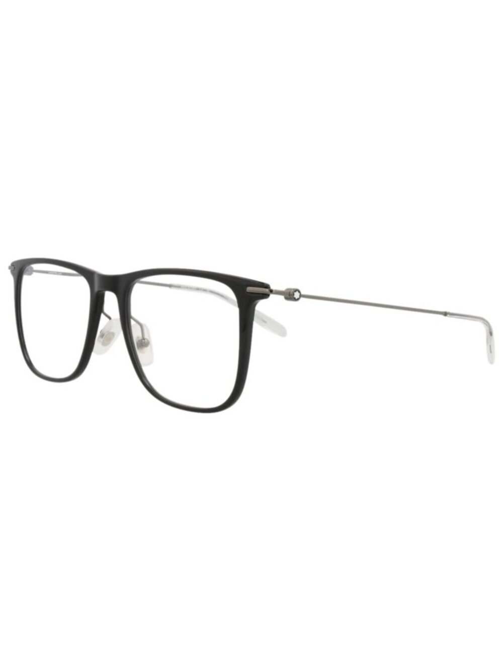 New Montblanc Women's Eyeglasses Square Rectangle Injection Frame Mens Black Eye